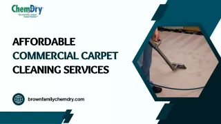 Browse The Best And Affordable Commercial Carpet Cleaning Services