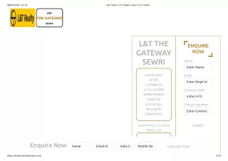 L&T The Gateway Sewri | L&T Gateway Sewri