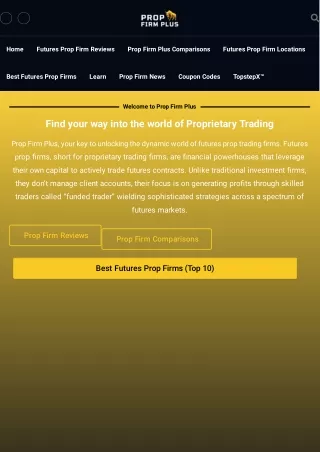 Find your way into the world of Proprietary Trading