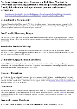 Sustainable Cannabis Practices: Green Measures in Cannabis Dispensary Operations