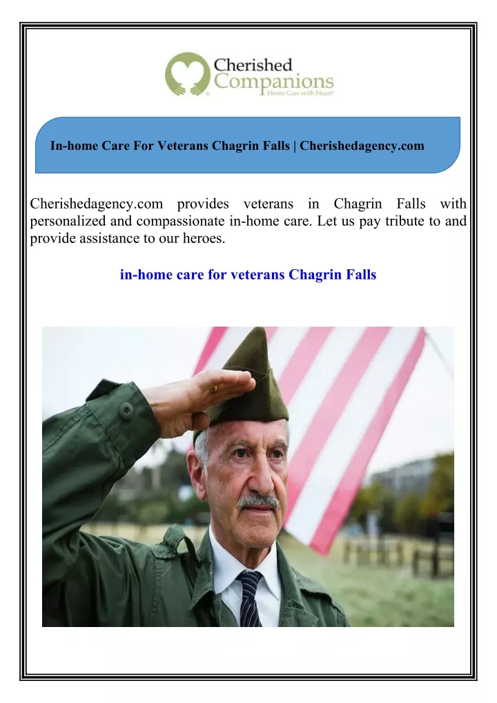 in home care for veterans chagrin falls