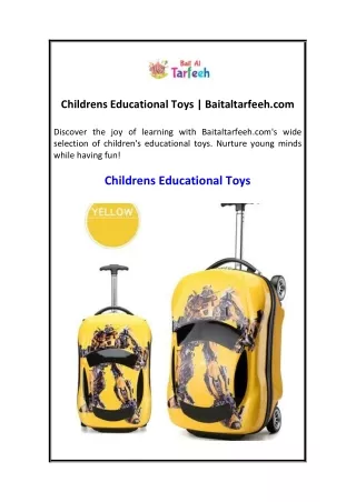 Childrens Educational Toys  Baitaltarfeeh.com