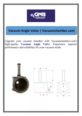 Vacuum Angle Valve Vacuumchamber.com