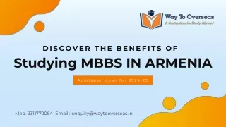 Discover the Benefits of Studying MBBS in Armenia