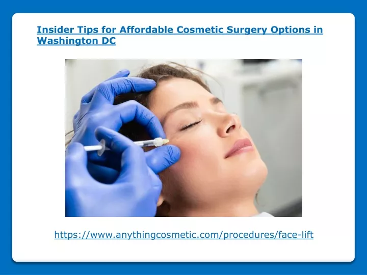 insider tips for affordable cosmetic surgery