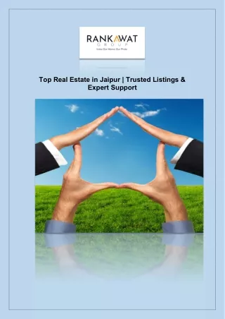 Top Real Estate in Jaipur | Trusted Listings & Expert Support