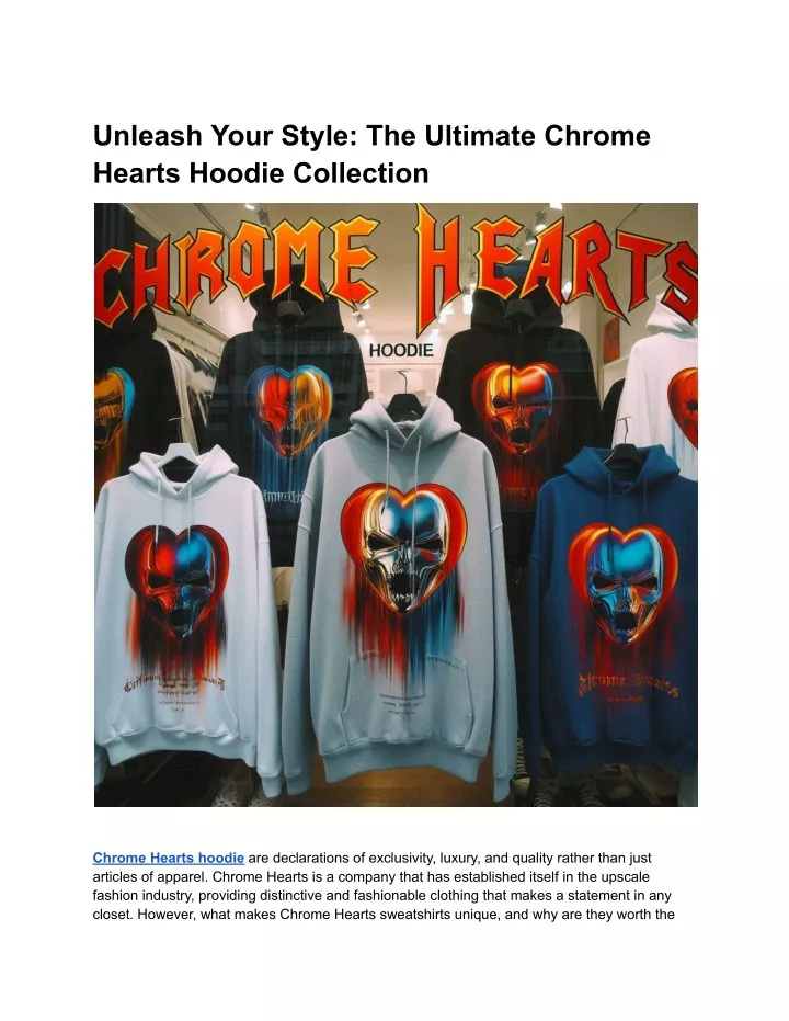 unleash your style the ultimate chrome hearts