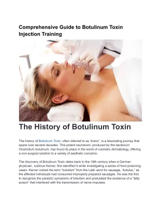 Cosmetic Medical Training Dallas-Fort Worth