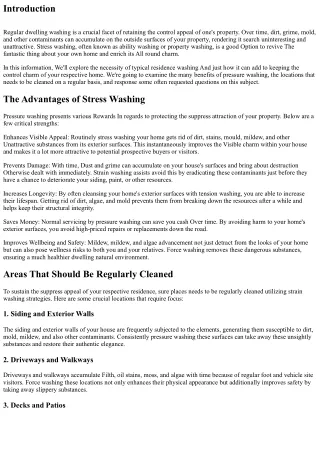 Why Standard Property Washing is Important for Sustaining Control Attraction