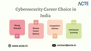 cybersecurity career choice in india