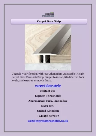 Carpet Door Strip