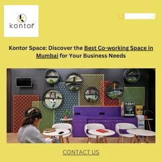 Kontor Space: Modern Co-Working Space in Mumbai