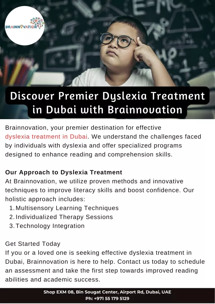 discover premier dyslexia treatment in dubai with