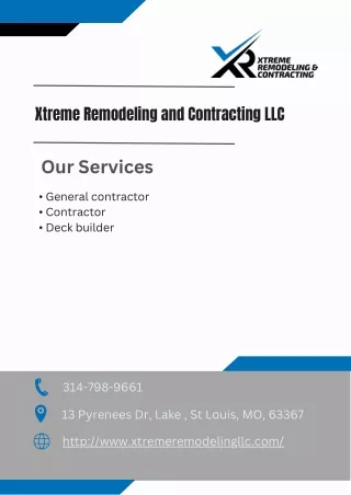 Xtreme Remodeling and Contracting LLC