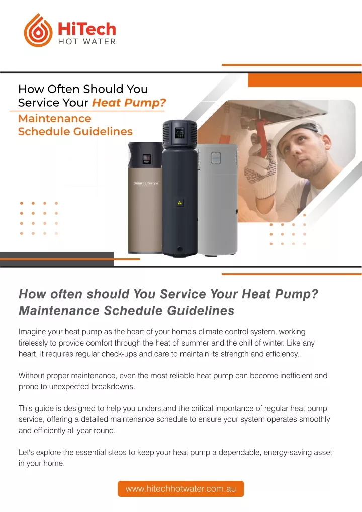 how often should you service your heat pump