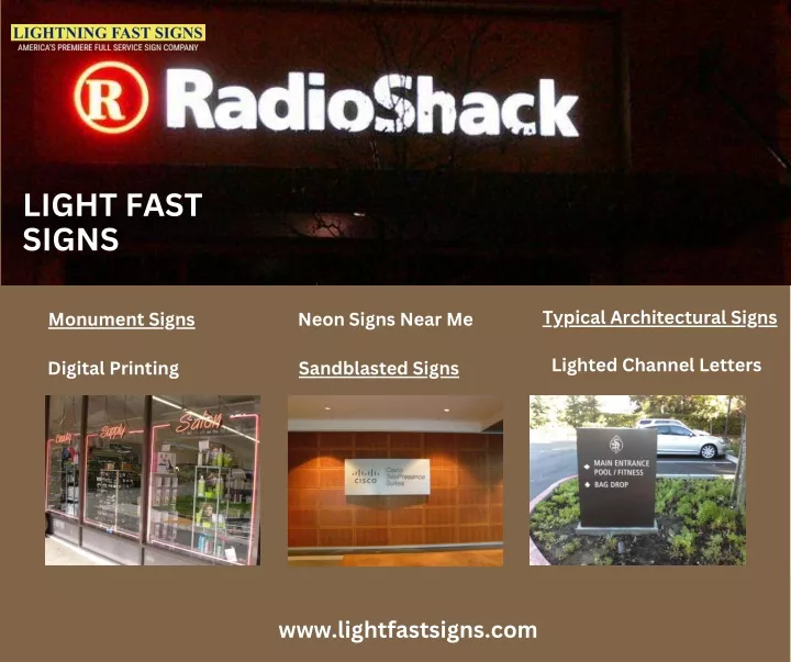 light fast signs