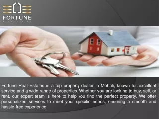 fortune real estates is a top property dealer