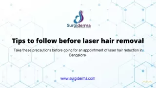 Tips to follow before & after laser hair removal