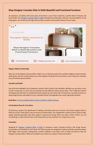 shop designer consoles siloh in delhi beautiful
