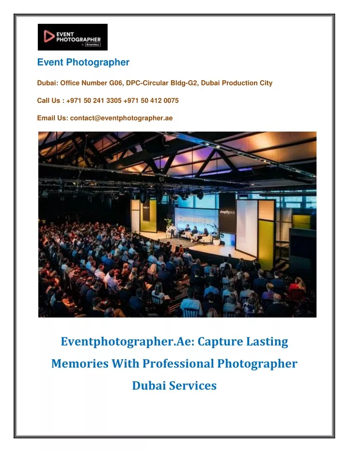 event photographer