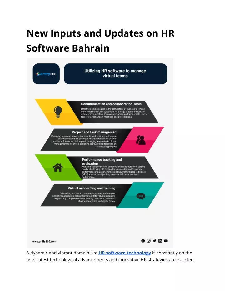 new inputs and updates on hr software bahrain