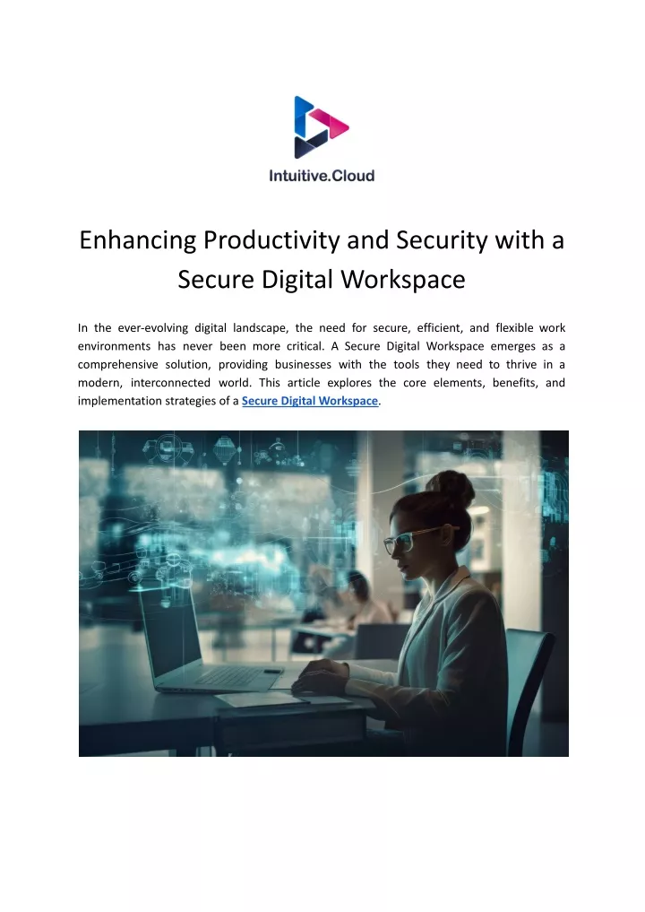 enhancing productivity and security with a secure