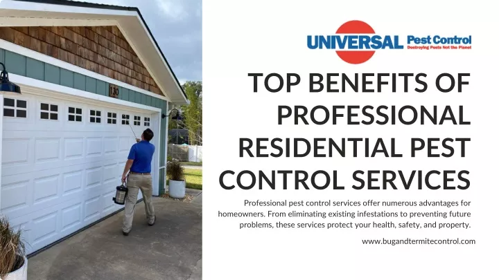 top benefits of professional residential pest