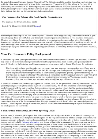 How Chauffeurs License Points And Infractions Affect Car Insurance Coverage Pric