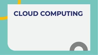cloud computing cloud computing
