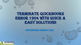 terminate quickbooks error 1904 with quick easy solutions
