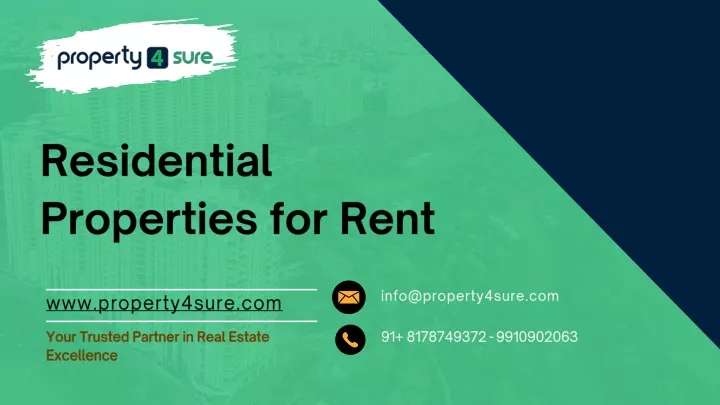 residential properties for rent