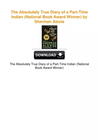The Absolutely True Diary of a Part-Time Indian (National Book Award