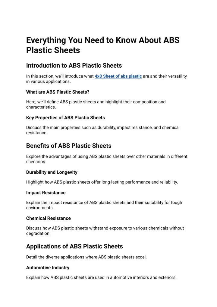 everything you need to know about abs plastic