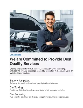 our services we are committed to provide best