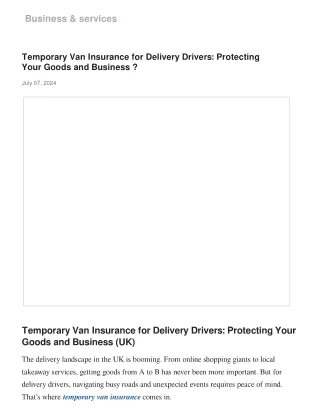 temporary-van-insurance-for-delivery