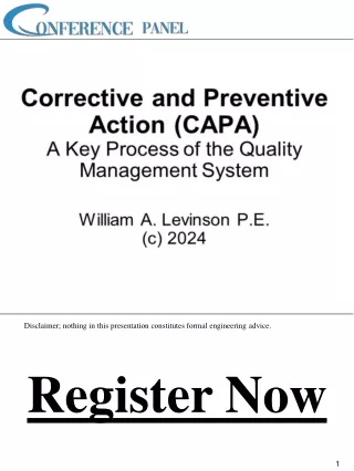 Corrective and Preventive Action (CAPA): The Most Important Quality Process