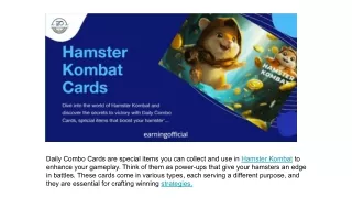 Hamster Kombat Daily Combo Cards