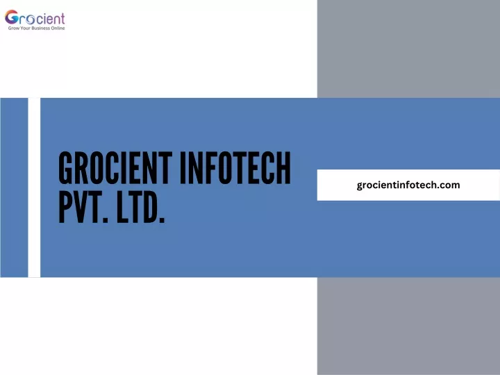 grocient infotech pvt ltd