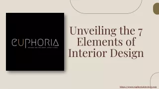 unveiling the 7 elements of interior design