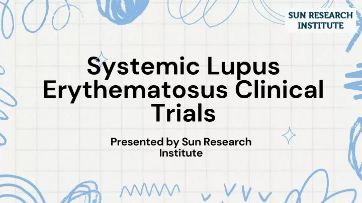 systemic lupus erythematosus clinical trials