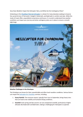 luxury Chardham yatra by helicopter, best Chardham yatra by helicopter