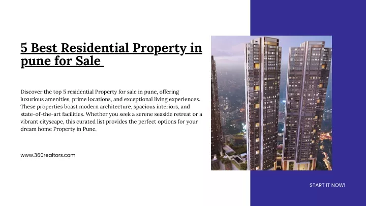 5 best residential property in pune for sale