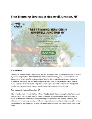 tree trimming services in hopewell junction ny