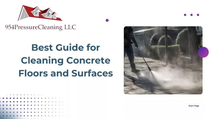 best guide for cleaning concrete floors