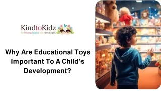 Why Are Educational Toys Important To A Child’s Development