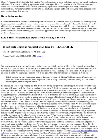 Teeth Bleaching Therapy Types, Procedures, Costs