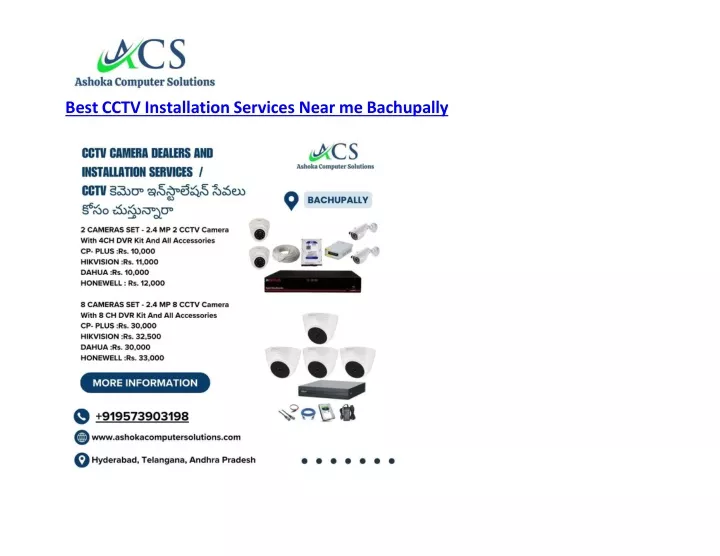 best cctv installation services near me bachupally