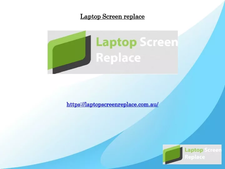 laptop screen replace