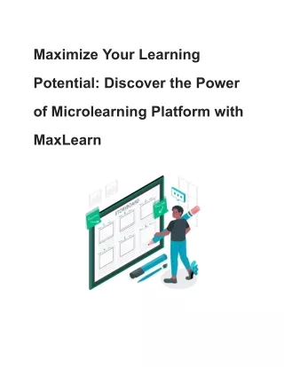 maximize your learning