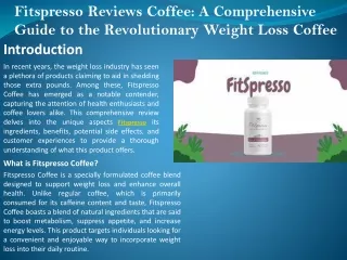 fitspresso reviews coffee a comprehensive guide